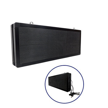 90322 Κυλιόμενη Ψηφιακή Επιγραφή P10 LED SMD AC 220-240V με Wi-Fi - Αδιάβροχή IP65 - Διπλής Όψης - Μ104 x Π12 x Υ40cm Πράσινο