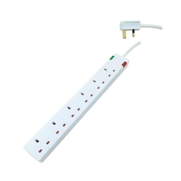 ΠΟΛΥΠΡΙΖΟ 4 ΘΕΣΕΩΝ UK ΜΕ ΚΑΛΩΔΙΟ 3m 3X125mm ΜΕ ΠΡΟΣΤΑΣΙΑ ΥΠΕΡΤΑΣΗΣ & ΠΡΟΣΤΑΣΙΑ ΕΠΑΦΩΝ