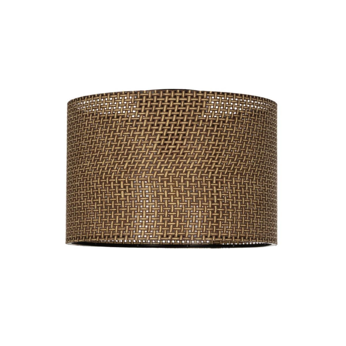 CILIO 203-0151 Μοντέρνο Φωτιστικό Οροφής Καπέλο Μονόφωτο 1 x E27 IP20 Καφέ Διάτρητο Ύφασμα - Μ30 x Π30 x Υ22