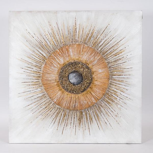 ΠΙΝΑΚΑΣ ΚΑΜΒΑΣ ΜΑΤΙ ΛΕΥΚΟΣ - ΚΑΦΕ 80x3x80