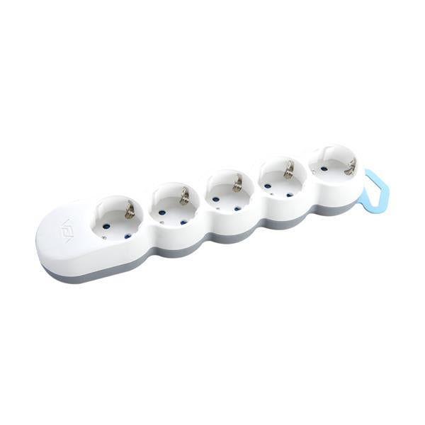 ΠΟΛΥΠΡΙΖΟ 5 ΘΕΣΕΩΝ ΜΕ ΚΑΛΩΔΙΟ ΟΒΑΛ 3X15mm 15m ΜΕ ΠΡΟΣΤΑΣΙΑ ΕΠΑΦΩΝ