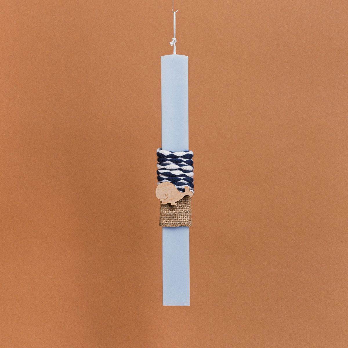 Λαμπάδα Στολισμένη “Φάλαινα” σε Συσκευασία Δώρου