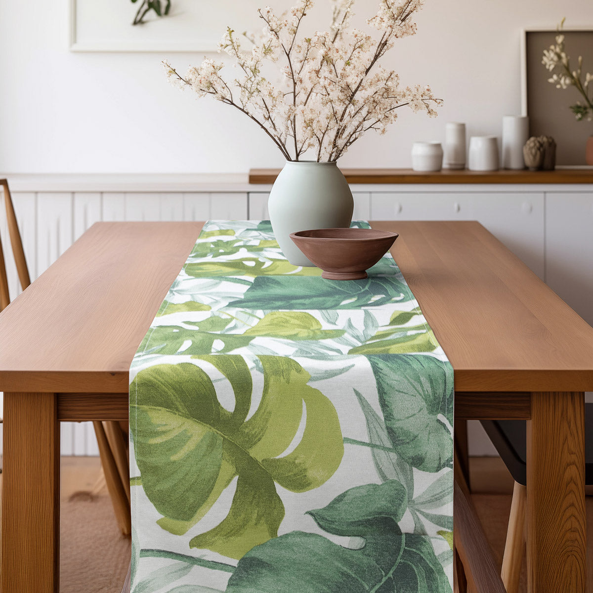 Ράννερ Τροπικά Φύλλα 32x250εκ