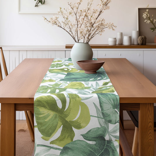 Ράννερ Τροπικά Φύλλα 32x250εκ