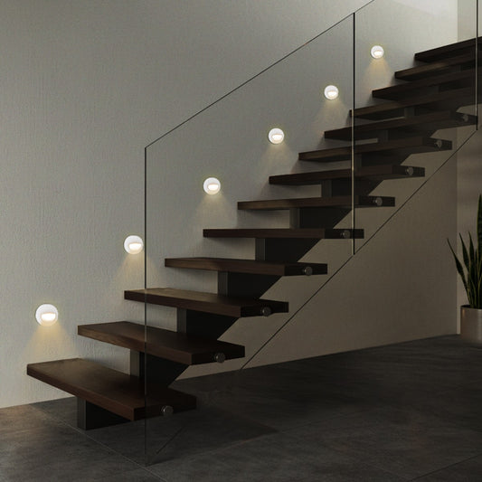 STEPART KLV-101-0076 Χωνευτό Φωτιστικό Σκαλοπατιού / Διαδρόμου LED 3W 375lm 45° AC 220-240V Αδιάβροχο IP65 Θερμό Λευκό 2700K - Lumileds SMD Chip & TÜV SÜD Driver - Λευκό Ματ - Μ8.3 x Π4.5 x Υ8.3 / Q6.55 x 6.55