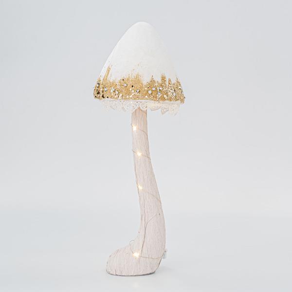 ΒΕΛΟΥΔΙΝΟ ΜΑΝΙΤΑΡΙ ΛΕΥΚΟ ΦΩΤΙΖΟΜΕΝΟ 15x15x41