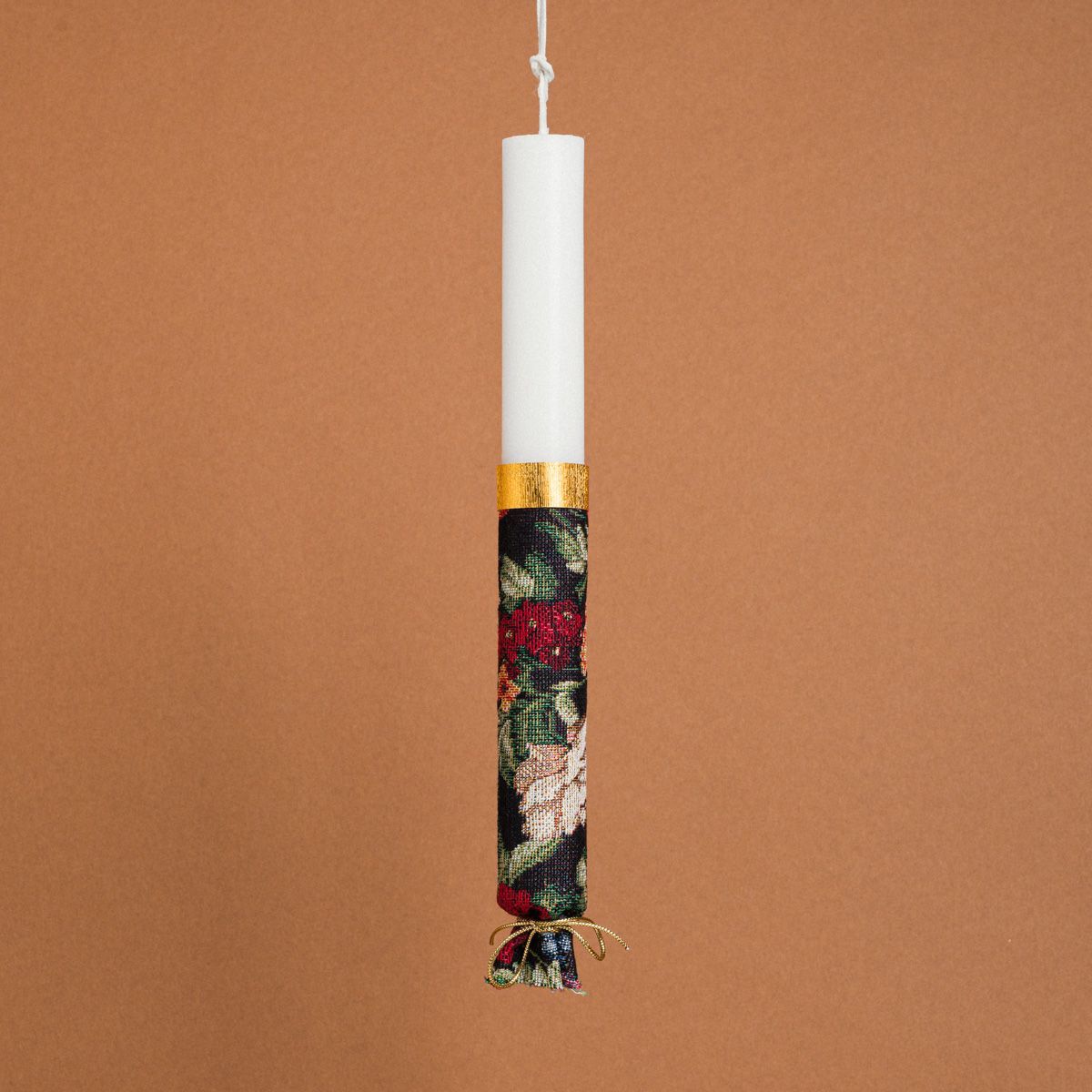 Λαμπάδα Στολισμένη Στόφα Floral Bouquet σε Συσκευασία Δώρου