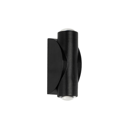 ARC 60679 Μοντέρνο Φωτιστικό Τοίχου - Απλίκα LED 4W 500lm 30° AC 220-240V Αδιάβροχο IP65 Θερμό Λευκό 2700K - CREE XPE Chip & TÜV SÜD Driver - Μαύρο Ματ - Μ3.5 x Π4.8 x Υ11.5
