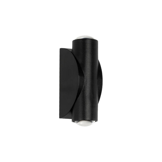 ARC 60679 Μοντέρνο Φωτιστικό Τοίχου - Απλίκα LED 4W 500lm 30° AC 220-240V Αδιάβροχο IP65 Θερμό Λευκό 2700K - CREE XPE Chip & TÜV SÜD Driver - Μαύρο Ματ - Μ3.5 x Π4.8 x Υ11.5