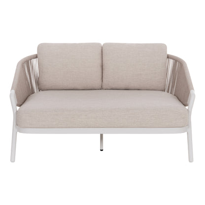DAYBED XANTION ΛΕΥΚΟ ΑΛΟΥΜΙΝΙΟ ΣΧΟΙΝΙ OLEFIN 157x147x88