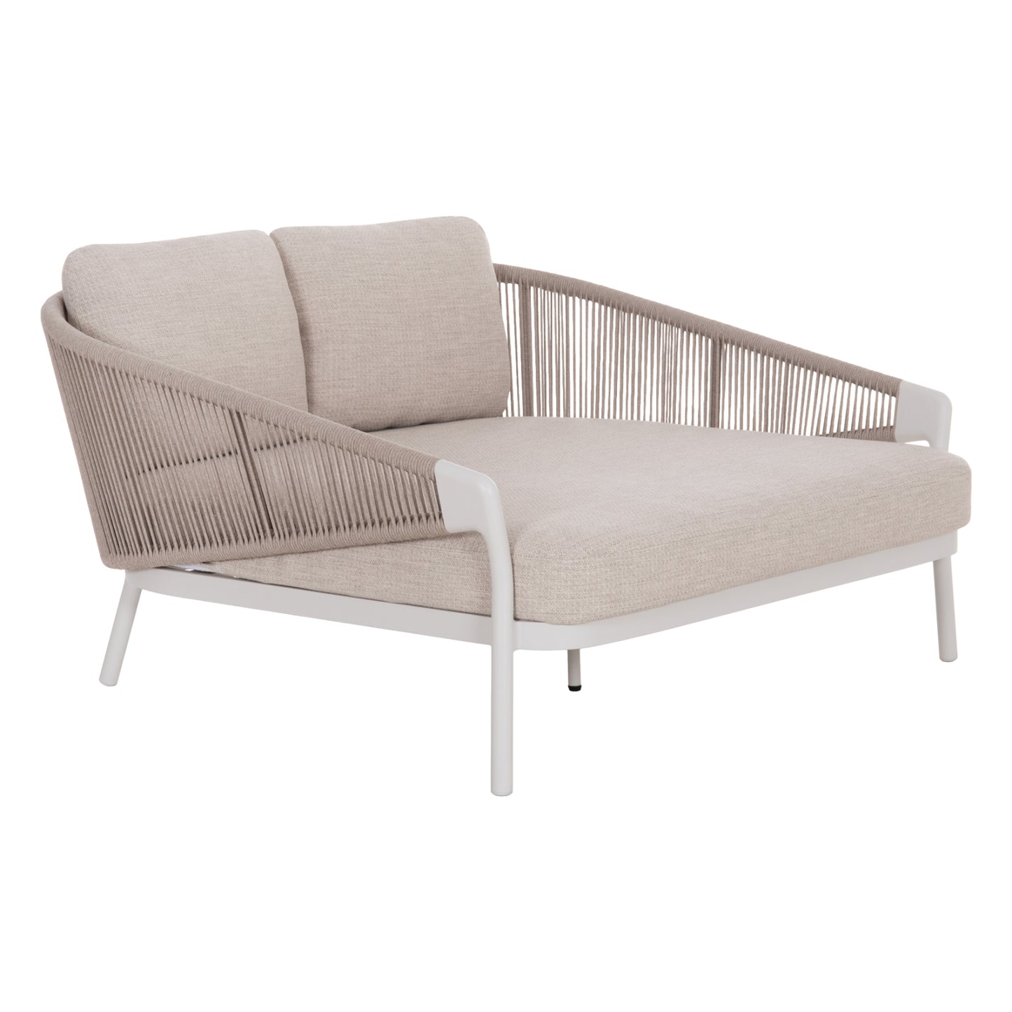 DAYBED XANTION ΛΕΥΚΟ ΑΛΟΥΜΙΝΙΟ ΣΧΟΙΝΙ OLEFIN 157x147x88