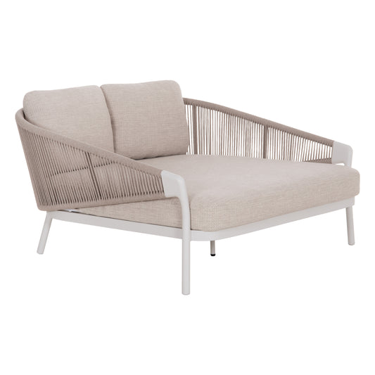 DAYBED XANTION ΛΕΥΚΟ ΑΛΟΥΜΙΝΙΟ ΣΧΟΙΝΙ OLEFIN 157x147x88
