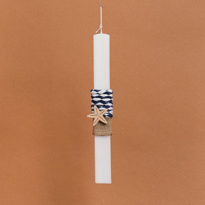 Λαμπάδα Στολισμένη “Αστερίας” σε Συσκευασία Δώρου