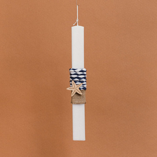 Λαμπάδα Στολισμένη “Αστερίας” σε Συσκευασία Δώρου