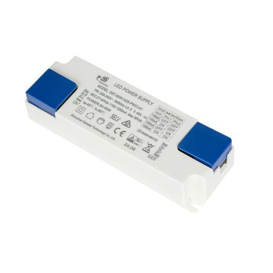 EROS-DRIVER 61712 Ανταλλακτικό Τροφοδοτικό/Μετασχηματιστής SELV 34-50W AC 220-240V σε Constant Current DC 27-40V/1100-1250mA±5% Max. 55VDC PF0.95 IP20 - Μ13.5 x Π4.5 x Υ2.5cm
