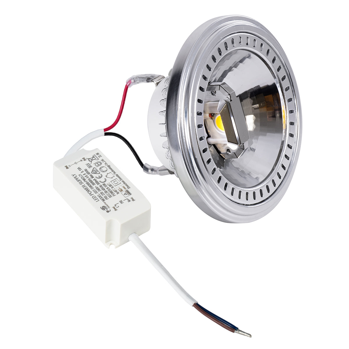 DARKO 60378 Σποτ LED Indirect Anti-Glare AR111 14W 1694lm 40° AC 220-240V IP20 Φ11.1 x Υ6.6cm Ψυχρό Λευκό 6000K - Bridgelux High Lumen COB Gen2 - TÜV Certified Driver