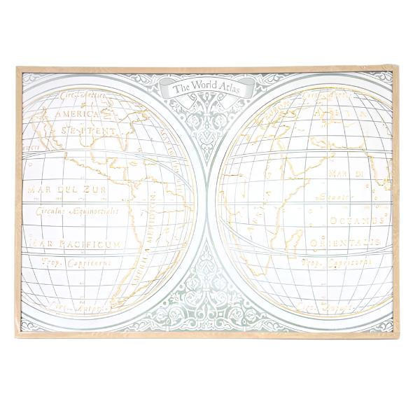 ΠΙΝΑΚΑΣ ΜΕ ΠΛΑΙΣΙΟ ΜΕ ΓΥΨΟ ΔΙΠΛΗ ΥΔΡΟΓΕΙΟΣ KΡΕΜ-ΜΠΕΖ-ΠΡΑΣΙΝΟ 50x70x3