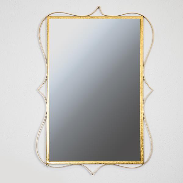 ΚΑΘΡΕΦΤΗΣ ΜΕΤΑΛΛΙΚΟΣ ΚΟΡΝΙΖΑ ΧΡΥΣΗ 80x55x1.5