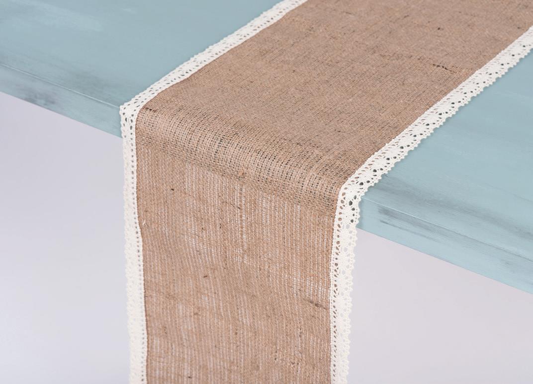 Ράννερ με Δαντέλα στις Άκρες 28x150εκ