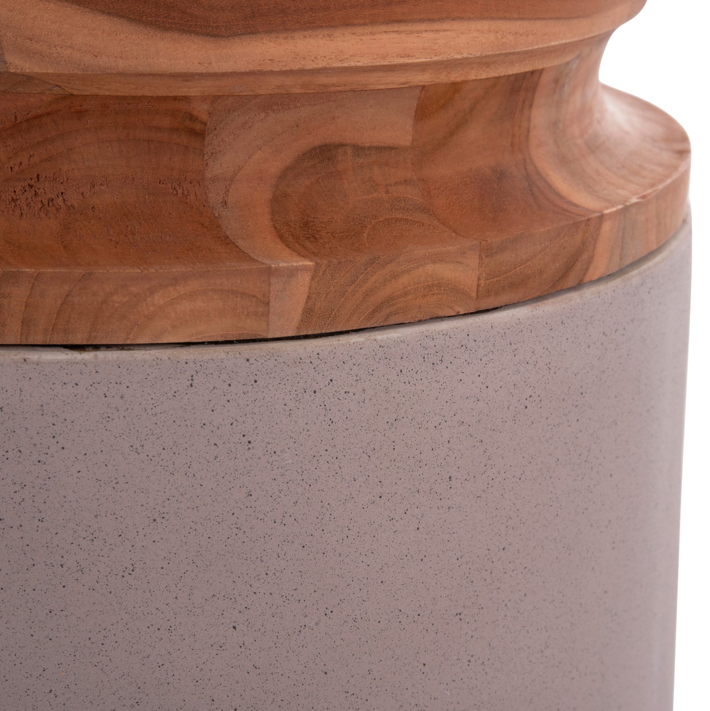ΔΙΑΚΟΣΜΗΤΙΚΑ ΒΑΖΑ ΔΑΠΕΔΟΥ 2 ΤΜΧ LINTER FIBER CEMENT TAUPE ΞΥΛΟ ΤΕΑΚ 47εκ & 60εκ