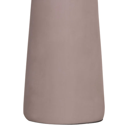ΔΙΑΚΟΣΜΗΤΙΚΟ ΒΑΖΟ ΔΑΠΕΔΟΥ NEBULA FIBER CEMENT TAUPE ΞΥΛΟ ΤΕΑΚ Φ45x172