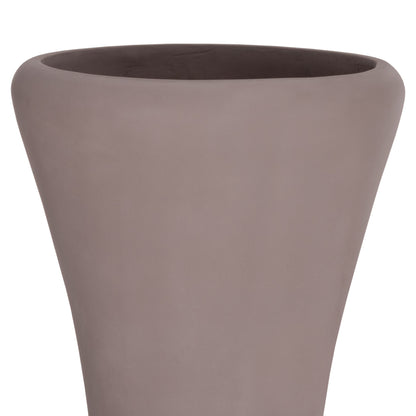 ΔΙΑΚΟΣΜΗΤΙΚΟ ΒΑΖΟ ΔΑΠΕΔΟΥ NEBULA FIBER CEMENT TAUPE ΞΥΛΟ ΤΕΑΚ Φ45x172
