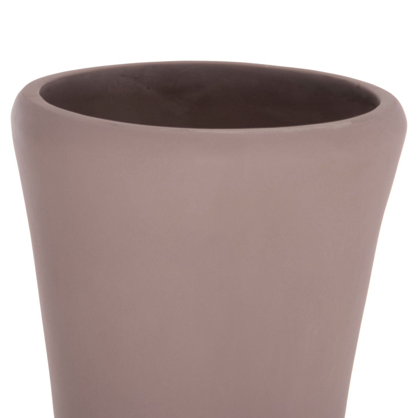 ΔΙΑΚΟΣΜΗΤΙΚΟ ΒΑΖΟ ΔΑΠΕΔΟΥ NEBULA FIBER CEMENT TAUPE ΞΥΛΟ ΤΕΑΚ Φ45x148