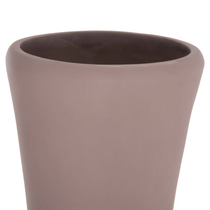 ΔΙΑΚΟΣΜΗΤΙΚΟ ΒΑΖΟ ΔΑΠΕΔΟΥ NEBULA FIBER CEMENT TAUPE ΞΥΛΟ ΤΕΑΚ Φ45x148