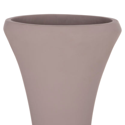 ΔΙΑΚΟΣΜΗΤΙΚΟ ΒΑΖΟ ΔΑΠΕΔΟΥ NEBULA FIBER CEMENT TAUPE ΞΥΛΟ ΤΕΑΚ Φ45x115