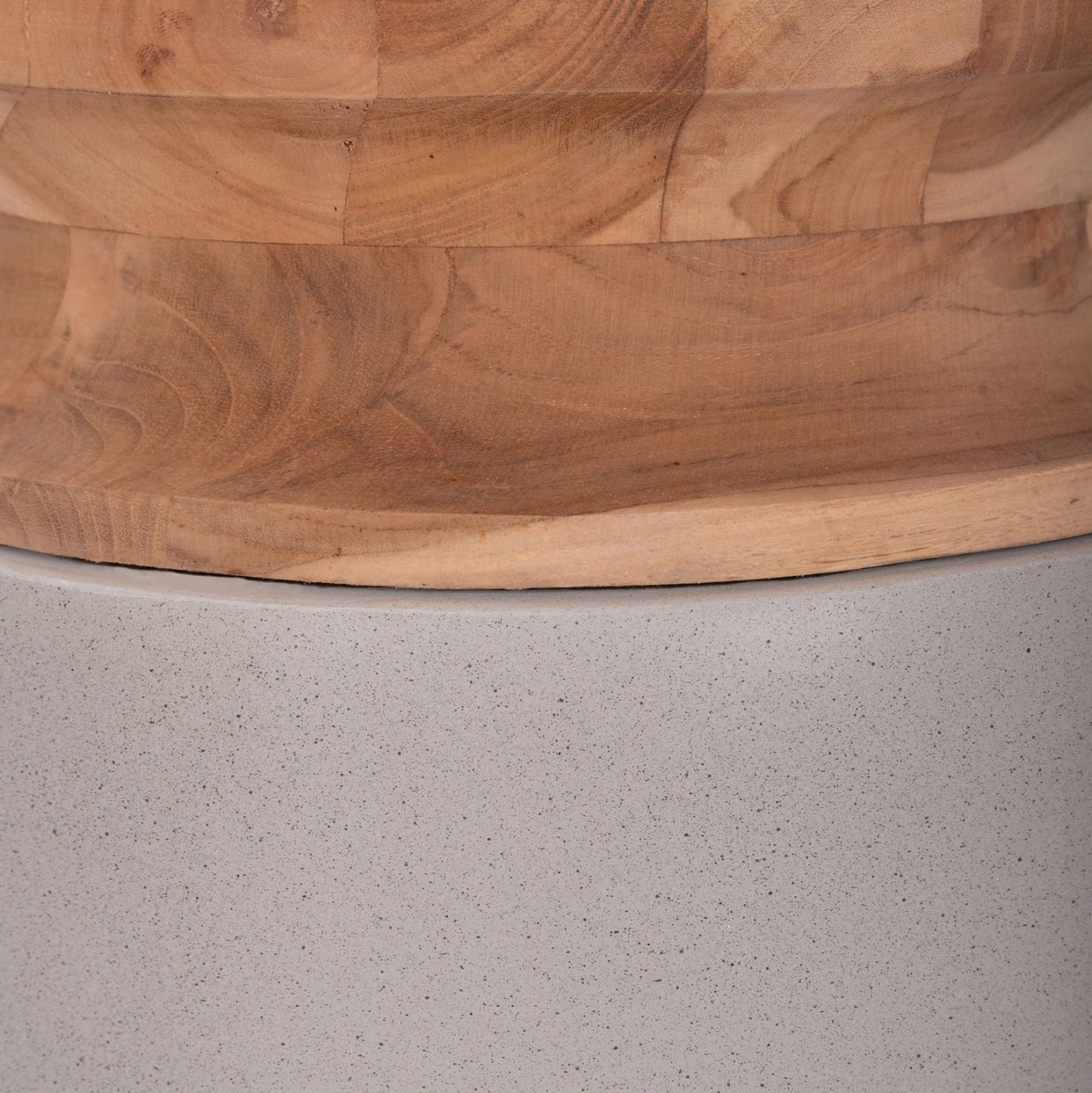 ΔΙΑΚΟΣΜΗΤΙΚΟ ΒΑΖΟ ΔΑΠΕΔΟΥ LINTER FIBER CEMENT ΓΚΡΙ ΞΥΛΟ ΤΕΑΚ Φ34x60
