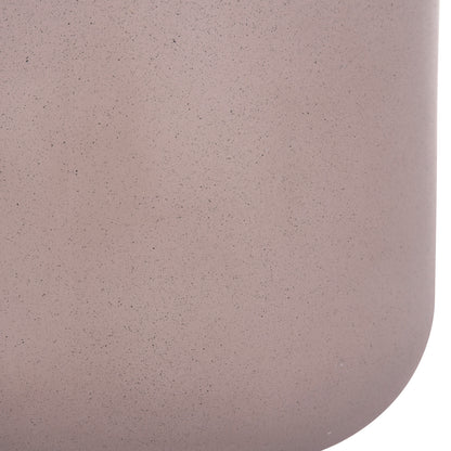 ΔΙΑΚΟΣΜΗΤΙΚΟ ΒΑΖΟ ΔΑΠΕΔΟΥ LINTER FIBER CEMENT ΓΚΡΙ ΜΑΤ ΞΥΛΟ ΤΕΑΚ Φ41x47