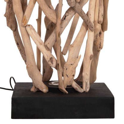 ΔΙΑΚΟΣΜΗΤΙΚΟ ΦΩΤΙΣΤΙΚΟ ΔΑΠΕΔΟΥ VEKNA DRIFTWOOD ΣΕ ΦΥΣΙΚΟ 30x30x140