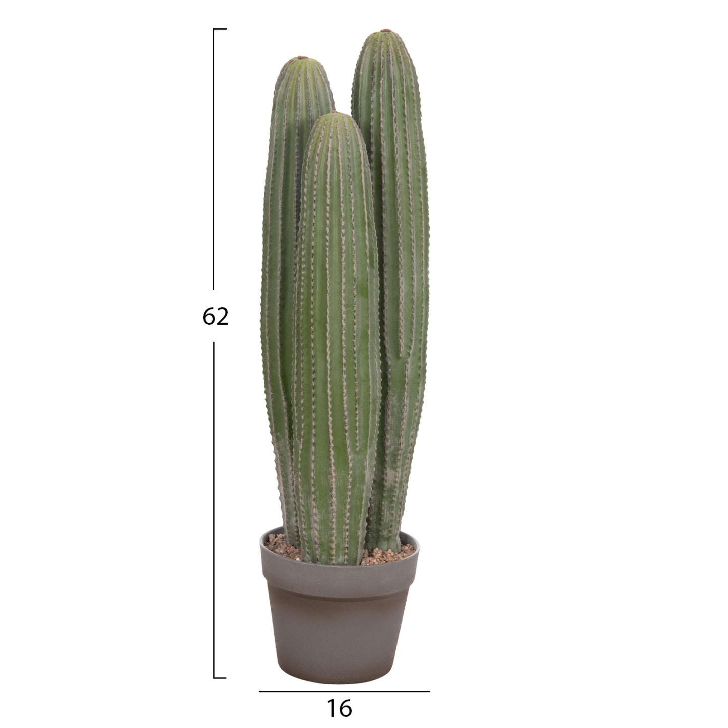 DECORATIVE ARTIFICIAL CACTUS PLANT WITH POT F16x62
