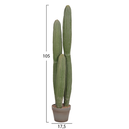 DECORATIVE ARTIFICIAL CACTUS PLANT WITH POT Ø17.5x105