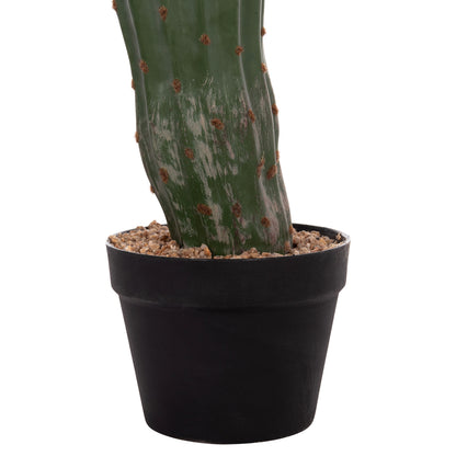 DECORATIVE ARTIFICIAL CACTUS PLANT WITH POT 17.5x42x113