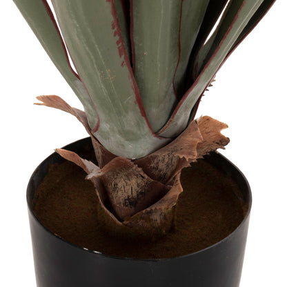 ΔΙΑΚΟΣΜΗΤΙΚΟ ΣΥΝΘΕΤΙΚΟ ΦΥΤΟ SISAL AGAVE ΣΕ ΓΛΑΣΤΡΑ Φ13,5x13-76