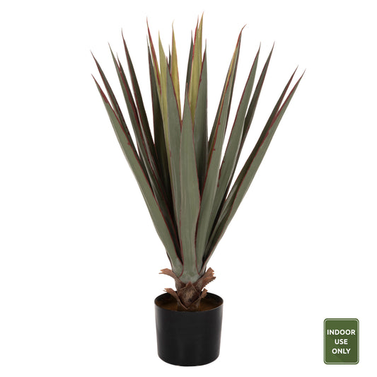 ΔΙΑΚΟΣΜΗΤΙΚΟ ΣΥΝΘΕΤΙΚΟ ΦΥΤΟ SISAL AGAVE ΣΕ ΓΛΑΣΤΡΑ Φ13,5x13-76