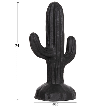 ΔΙΑΚΟΣΜΗΤΙΚΟΣ ΚΑΚΤΟΣ ΔΑΠΕΔΟΥ CACTUS ΓΥΨΟΣ ΣΕ ΜΑΥΡΟ 42x30x74