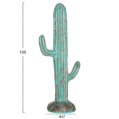 ΔΙΑΚΟΣΜΗΤΙΚΟΣ ΚΑΚΤΟΣ ΔΑΠΕΔΟΥ CACTUS ΓΥΨΟΣ ΣΕ ΤΙΡΚΟΥΑΖ 63x37x150