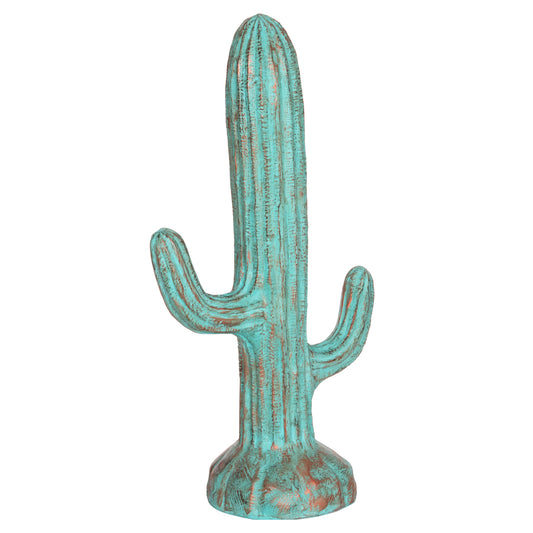 ΔΙΑΚΟΣΜΗΤΙΚΟΣ ΚΑΚΤΟΣ ΔΑΠΕΔΟΥ CACTUS ΓΥΨΟΣ ΣΕ ΤΙΡΚΟΥΑΖ 54x34x103