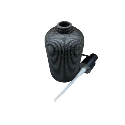 Δοχείο Υγρού Σαπουνιού Marble Γκρι Ρητίνης με Πλαστική Αντλία 7x7x17