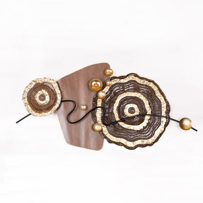 ΔΙΑΚΟΣΜΗΤΙΚΟ ΤΟΙΧΟΥ ΜΕΤΑΛΛΙΚΟ ΚΑΦΕ - ΜΠΕΖ - ΧΡΥΣΟ 111x5x55