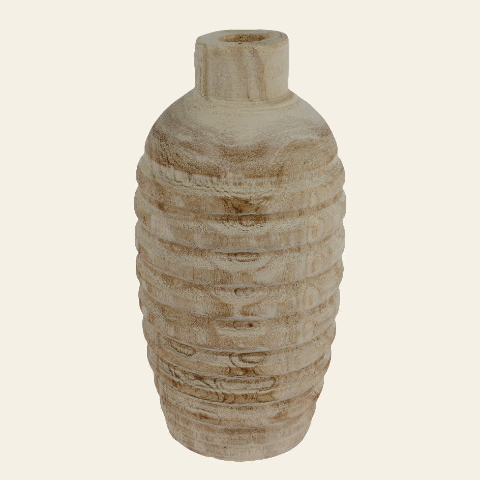 Βάζο Ξύλινο 15x15x31