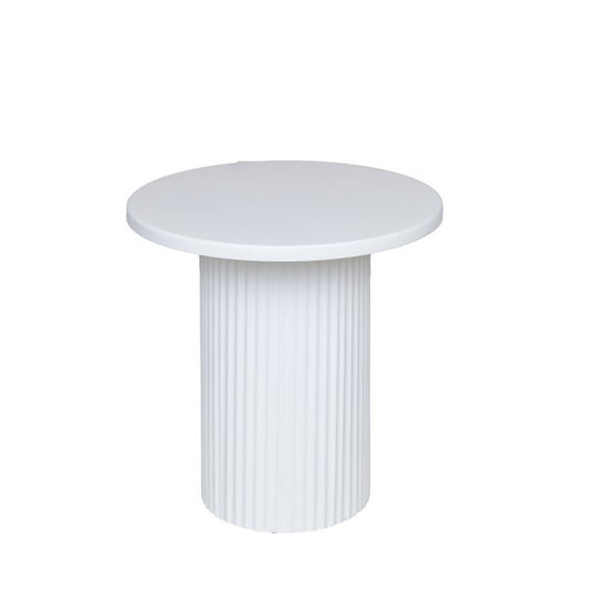 ΤΡΑΠΕΖΙ BOHΘΗΤΙΚΟ ΜΕΤΑΛΛΟ-ΞΥΛΟ ΛΕΥΚΟ 33.5x33.5x32.5