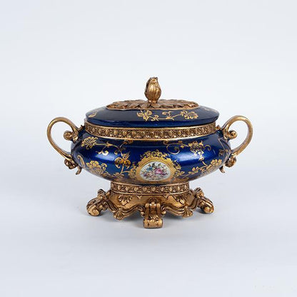 ΦΟΝΤΑΝΙΕΡΑ ΠΟΡΣΕΛΑΝΙΝΗ ΜΕ ΠΟΛΥΡΕΖΙΝ ΜΠΛΕ 27x20x18