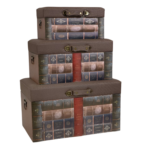 ΜΠΑΟΥΛΑ ΚΑΦΕ & ΡΟΖ ΣΕΤ 3 ΤΜΧ S:38x21x39 M:48x28x25 L:58x35x32