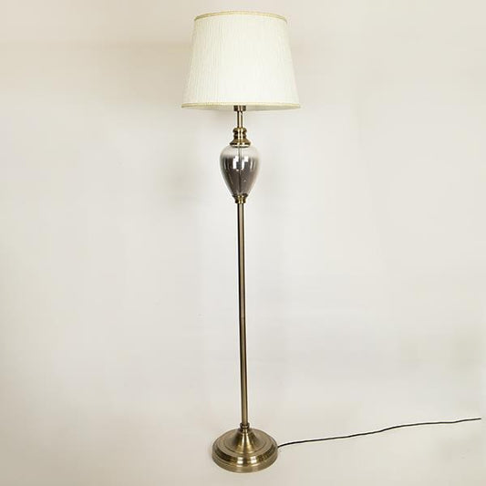 ΕΠΙΔΑΠΕΔΙΟ ΦΩΤΙΣΤΙΚΟ ΜΕ ΛΕΥΚΟ ΜΕΤΑΞΕΝΙΟ ΚΑΠΕΛΟ ΜΕΤΑΛΛΙΚΟ-ΓΥΑΛΙΝΟ ΧΡΥΣΟ 43.5x166εκ