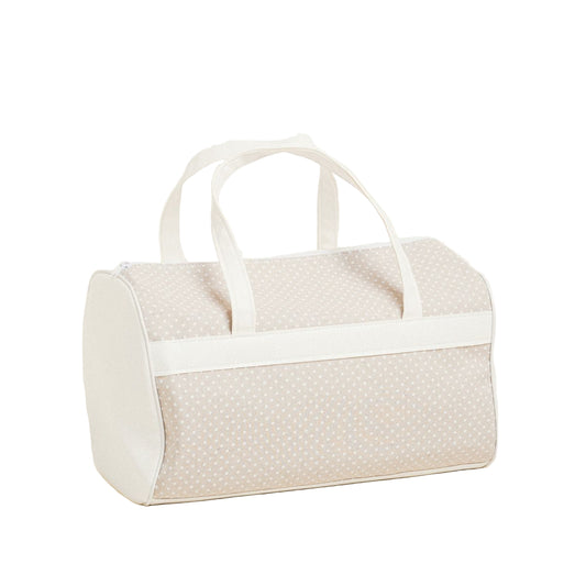 Σακ Βουαγιάζ 45x30x30 Λευκό Πουά