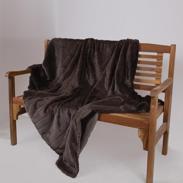 ΓΟΥΝΙΝΗ ΔΙΑΚΟΣΜΗΤΙΚΗ ΚΟΥΒΕΡΤΑ ΚΑΝΑΠΕ ΚΑΦΕ 140x160εκ