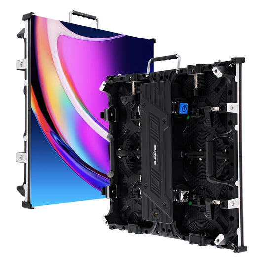 NEOWALL 41000 Οθόνη Video Wall P3.91 Καμπίνα 50x50cm LED 180W 3840Hz 16384 Dots ≥1900cd/㎡ Nits AC 220-240V Εσωτερικού Χώρου IP31 Full Color S1/16 14Bits - Κάρτα NovaStar MRV208-1 - Προστατευτικά Γωνιών - Kinglight SMD2121 & CZCL Driver - Μ50 x Π8.5 x Υ50